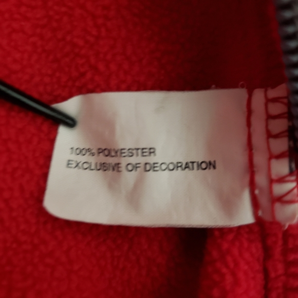 Red Gap Fleece Zip-Up Jacket - Picture 5 of 6